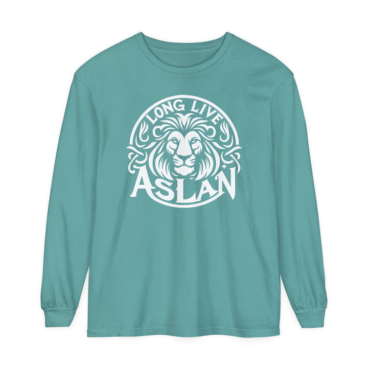 Long Live Aslan Long Sleeve Shirt Long-sleeve Seafoam S 