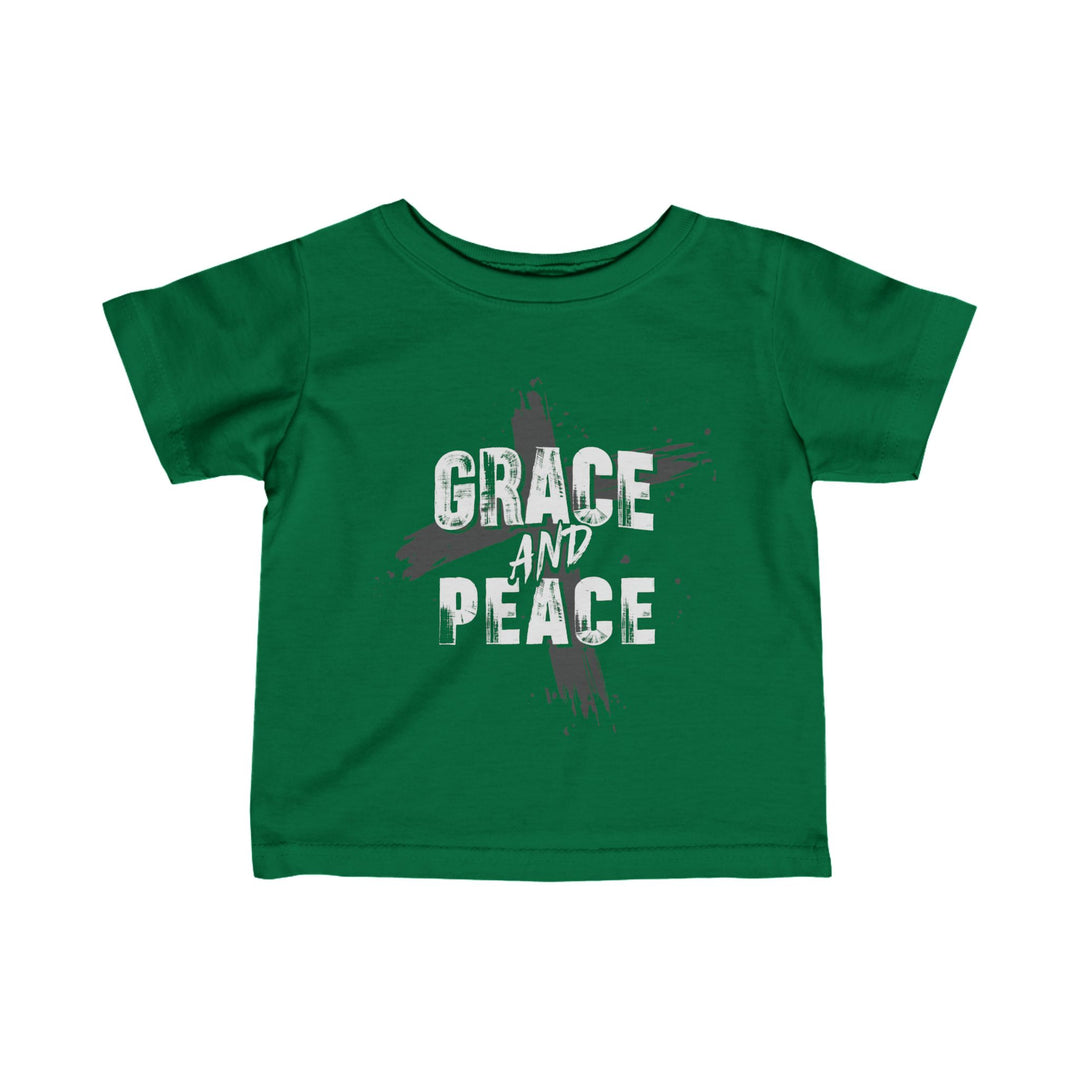 Grace and Peace Cross Baby Tee Kids clothes Kelly 6M 