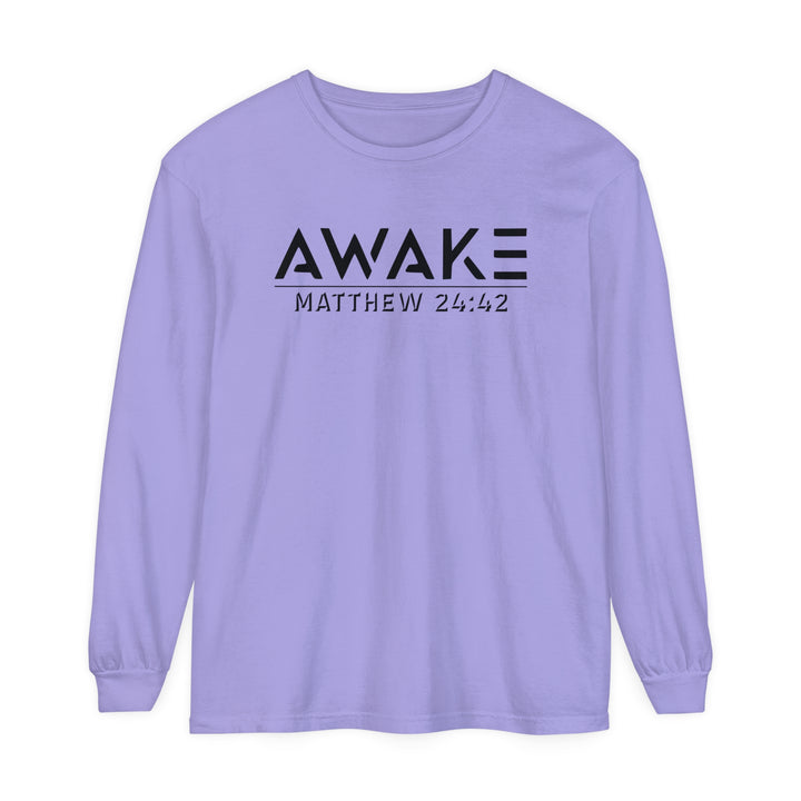 Awake Long Sleeve Shirt Long-sleeve Violet S 