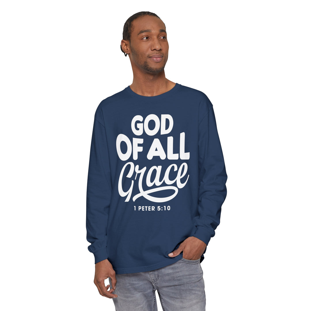 God of All Grace Long Sleeve Shirt Long-sleeve   