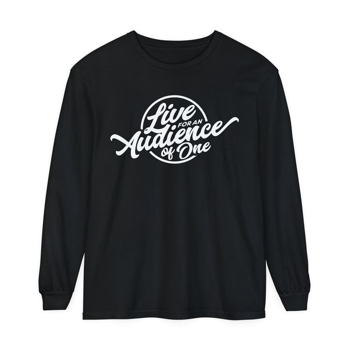 Audience of One Long Sleeve Shirt Long-sleeve Black S 