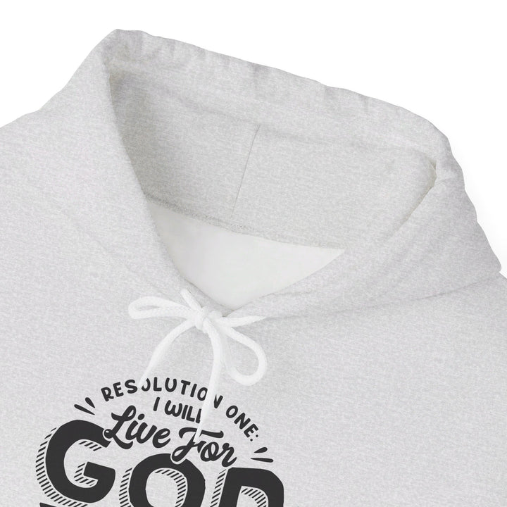 Live For God (Black Print)  Hoodie Hoodie   