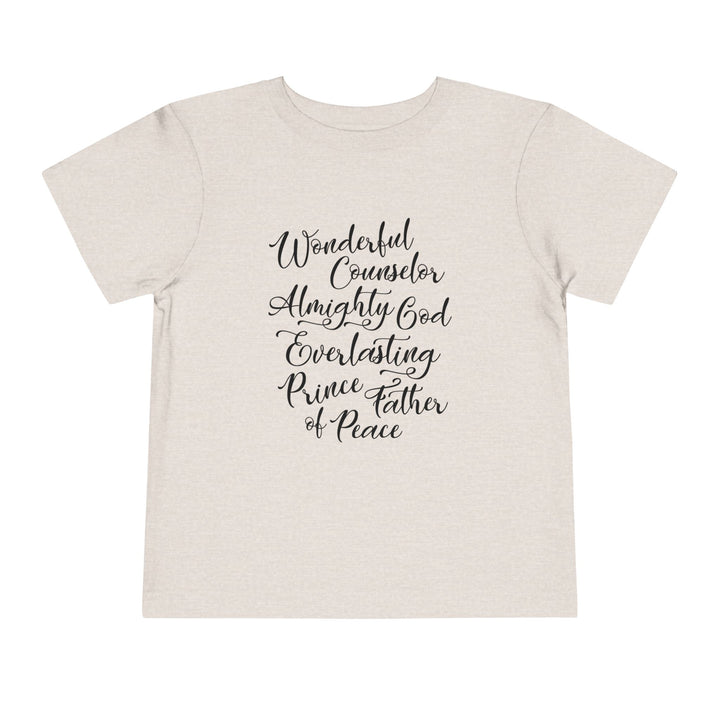 Wonderful Counselor Toddler Tee Kids clothes Heather Dust 2T 