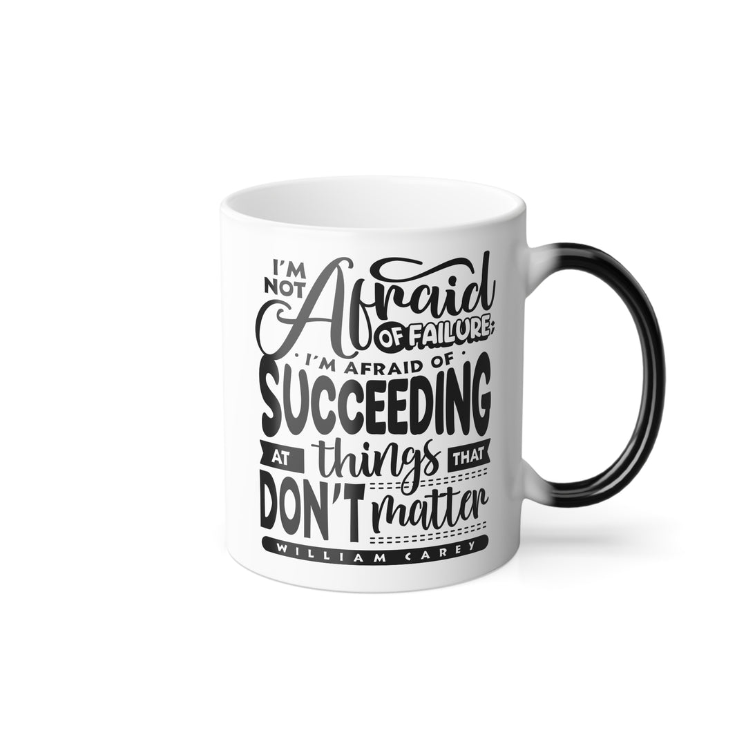 Christian Coffee Mug Things Don't Matter Color Morphing Mug   