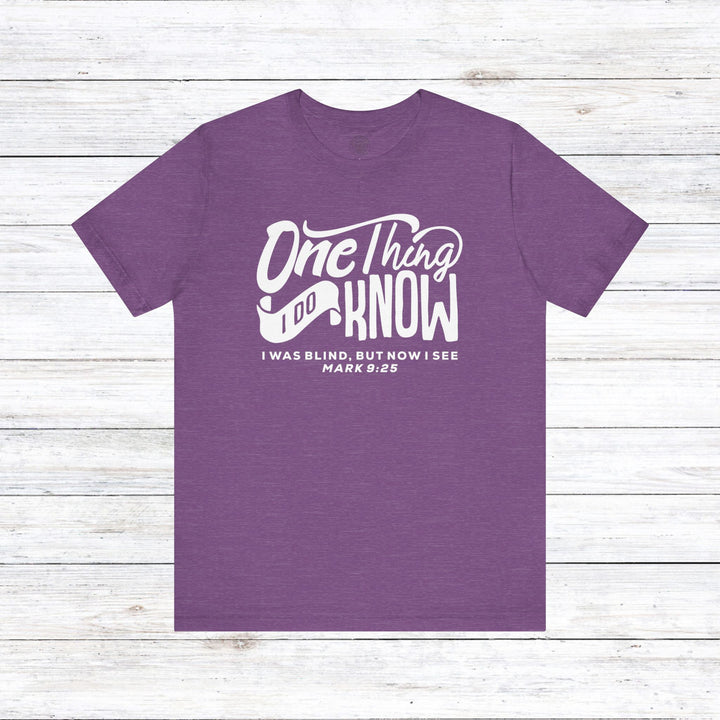 Now I See Unisex T-Shirt T-Shirt Heather Team Purple S 