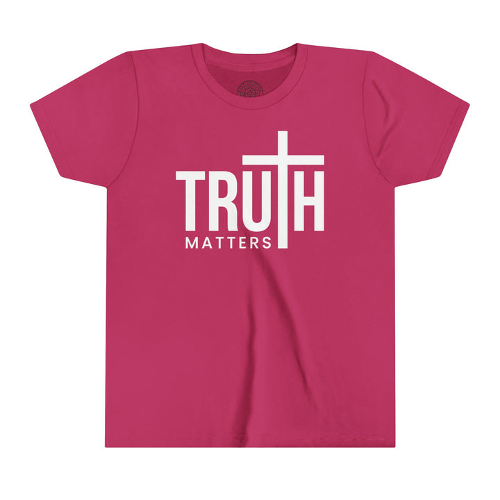 Truth Matters Youth T-Shirt Kids clothes Berry S 