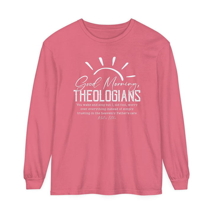 Good Morning Theologians Long Sleeve Shirt Long-sleeve Watermelon S 