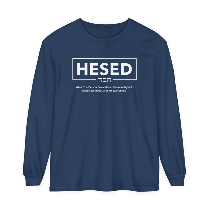 Hesed Everything Long Sleeve Shirt Long-sleeve Midnight S 