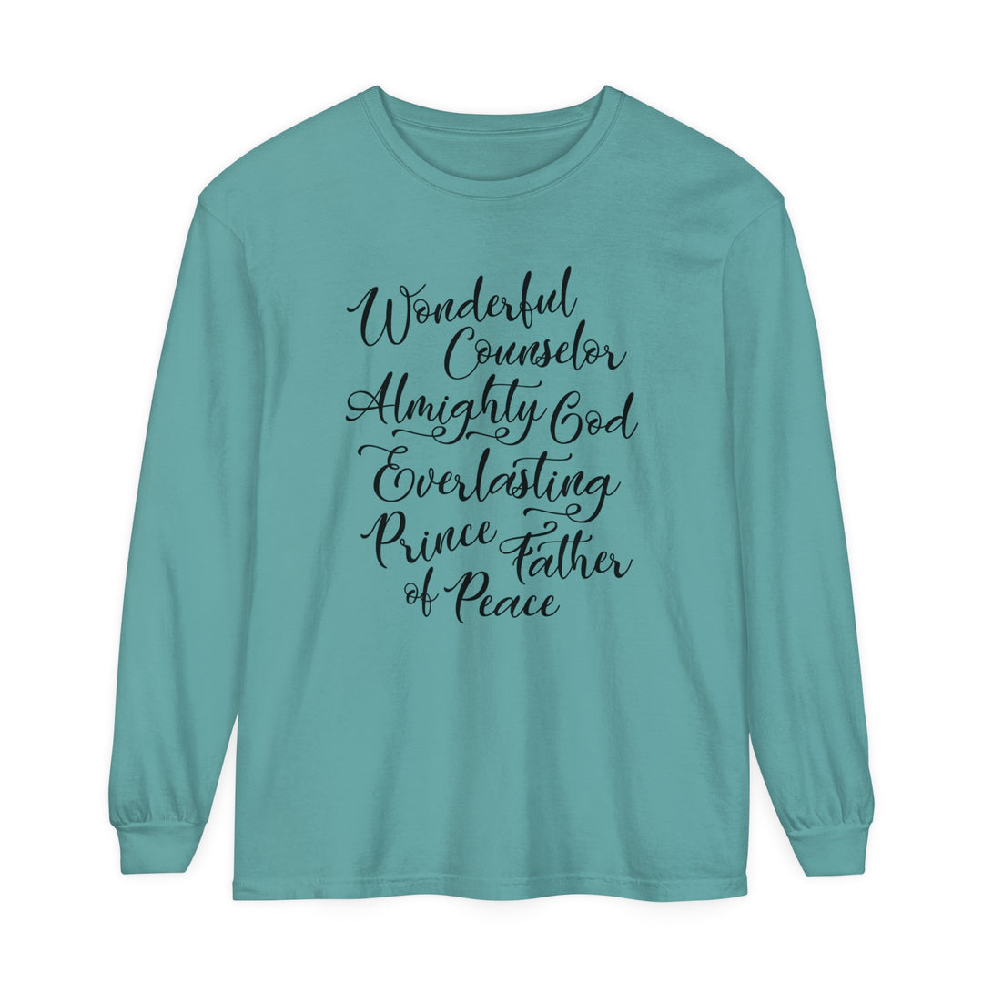 Wonderful Counselor Long Sleeve Shirt Long-sleeve Seafoam S 