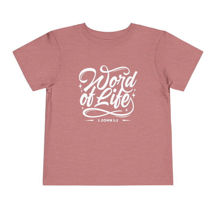 Word of Life Toddler Tee Kids clothes Heather Mauve 2T 