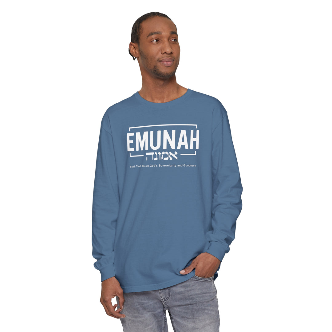 Emunah Faith That Trusts Long Sleeve Shirt Long-sleeve   