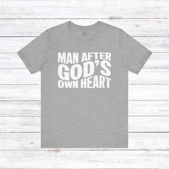 Man After God Unisex T-Shirt T-Shirt Athletic Heather S 