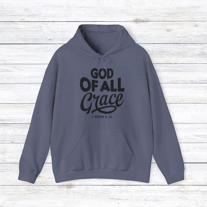 God of All Grace Hoodie Hoodie Heather Navy S 