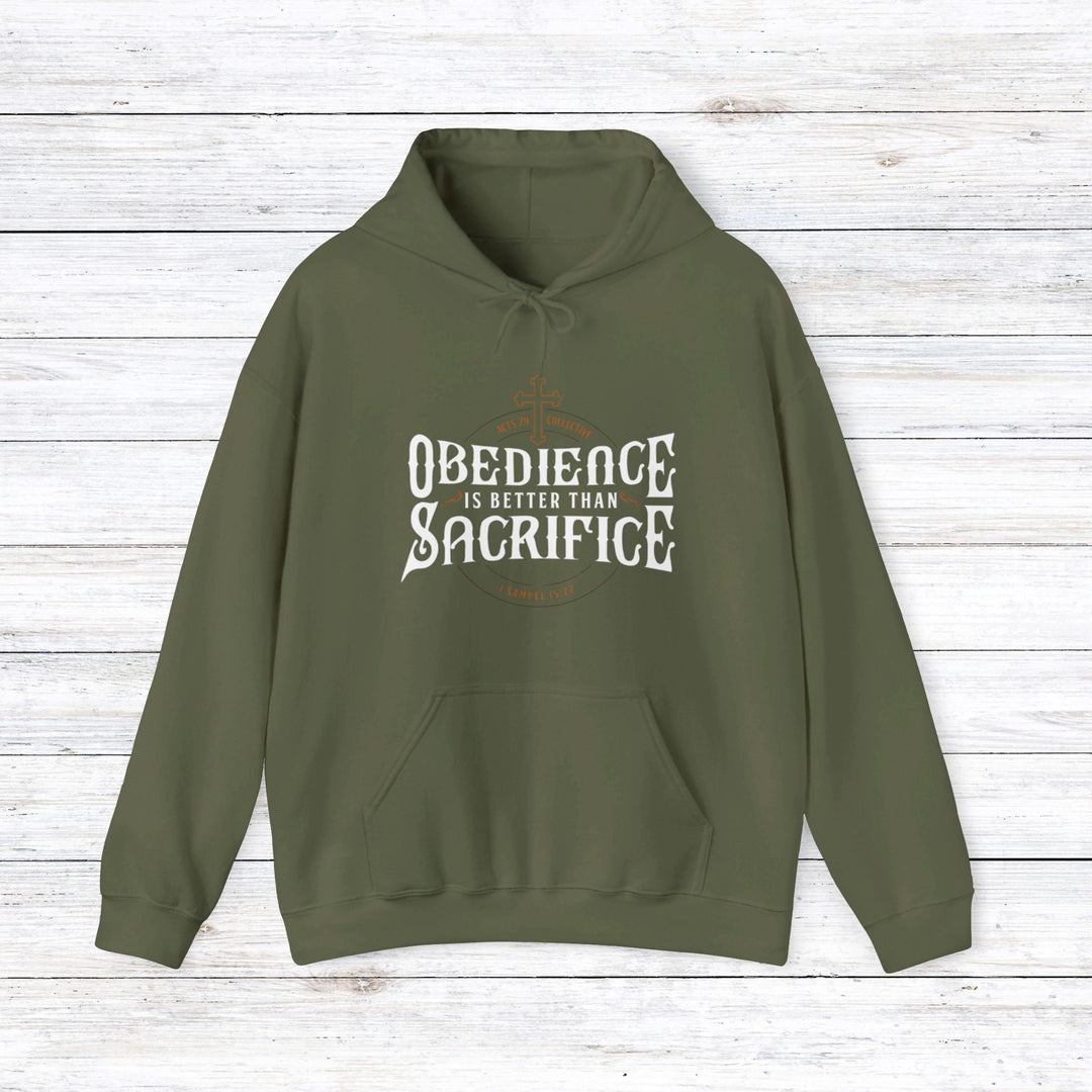 Obedience Is Better Hoodie Hoodie Military Green S 