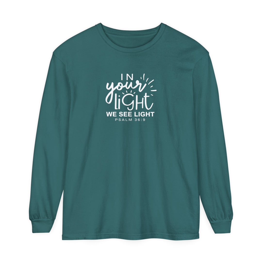 In Your Light Long Sleeve Shirt Long-sleeve Blue Spruce S 