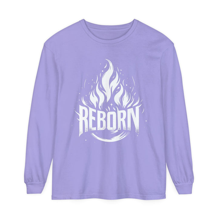 Reborn Long Sleeve Shirt Long-sleeve Violet S 