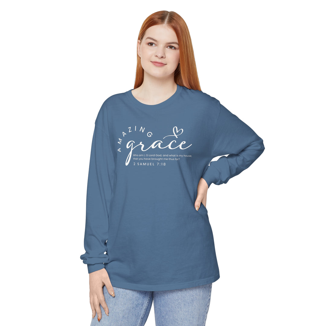 Amazing Grace Heart Long Sleeve Shirt Long-sleeve   