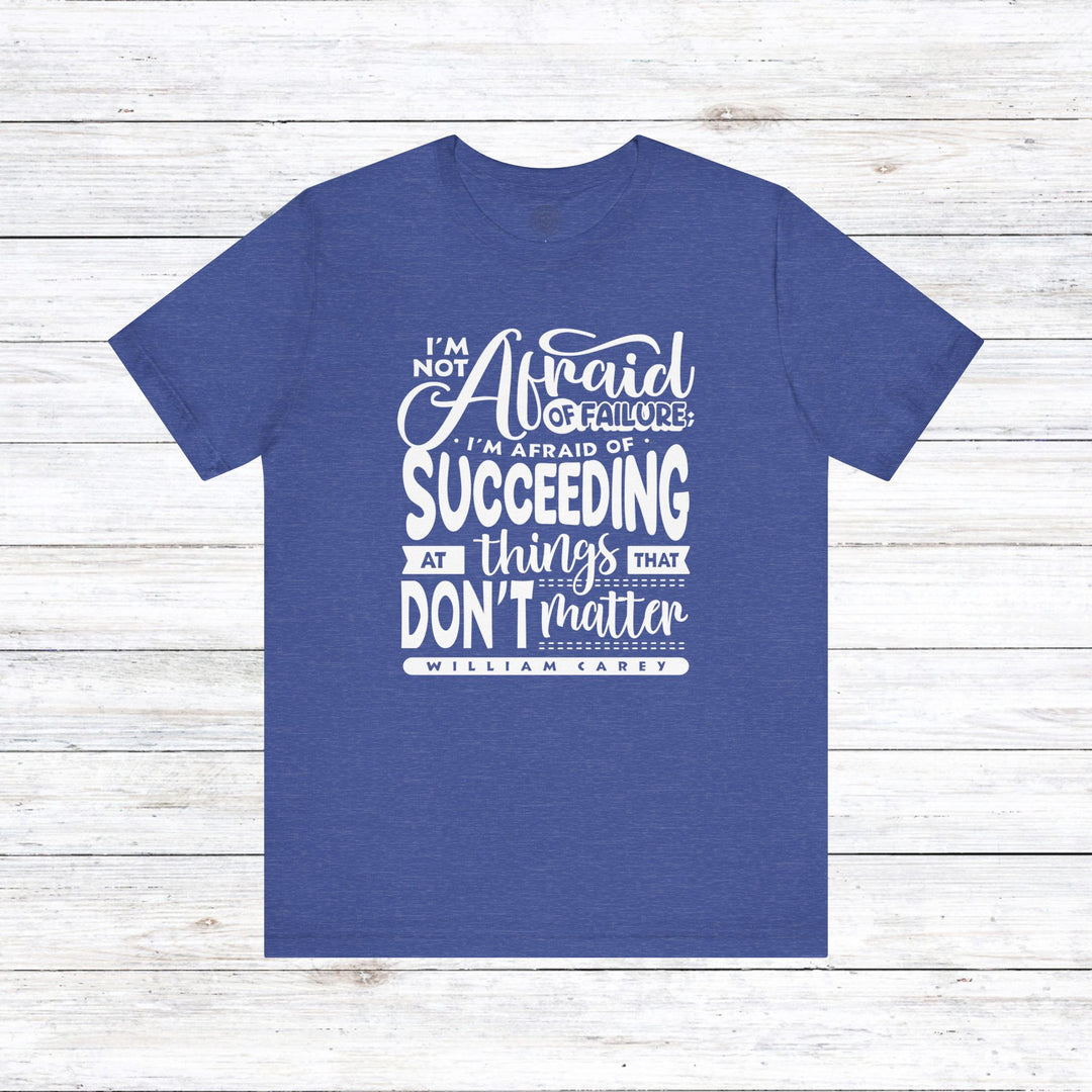 Things That Don't Matter Unisex T-Shirt T-Shirt Heather True Royal S 