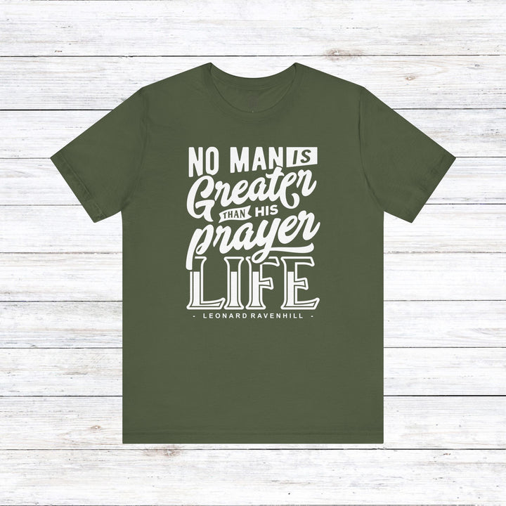 Prayer Life Unisex T-Shirt T-Shirt Military Green S 