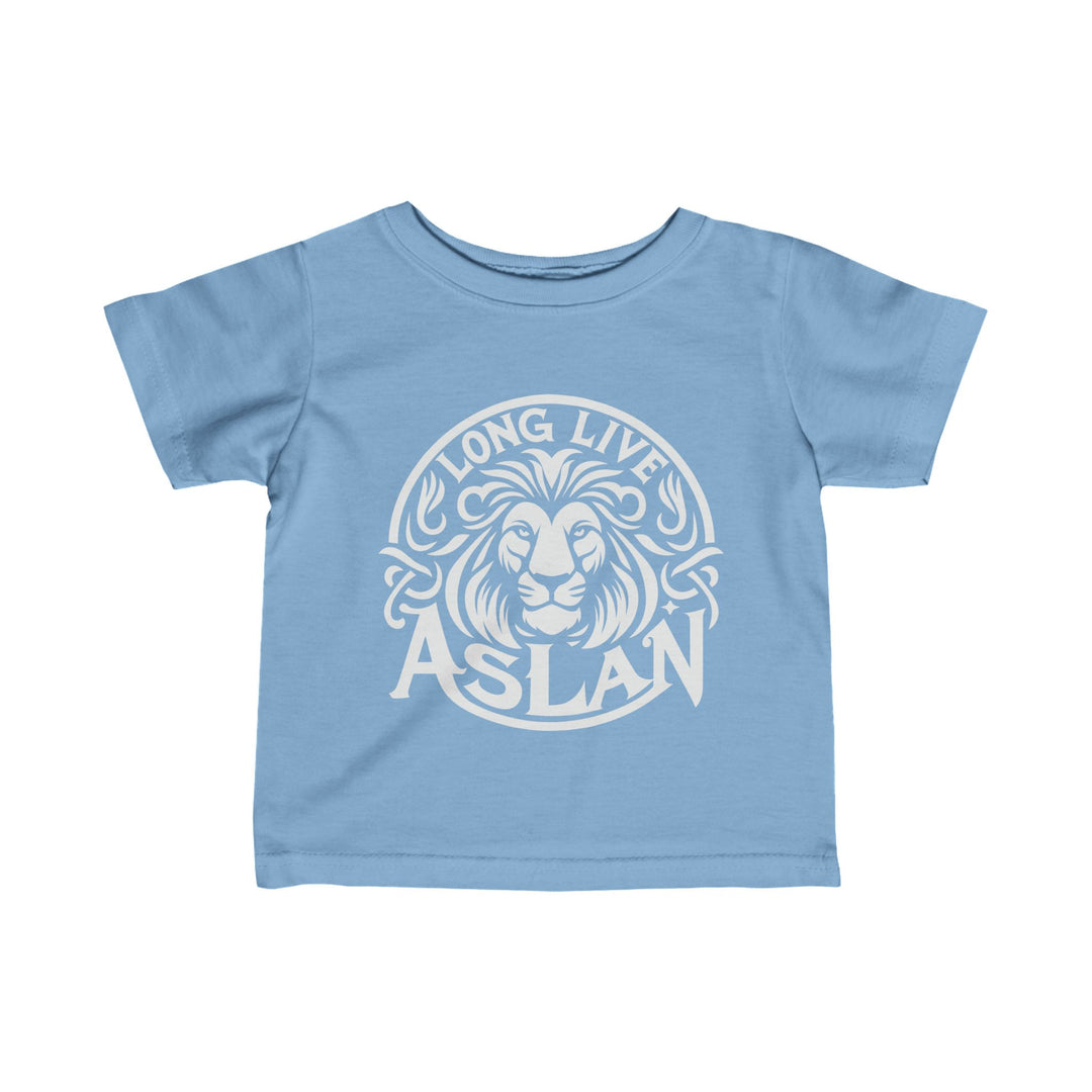 Long Live Aslan Baby Tee Kids clothes Light Blue 6M 