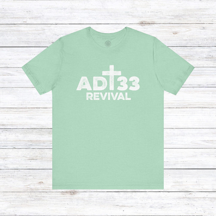 Revival Unisex T-Shirt T-Shirt Heather Mint M 