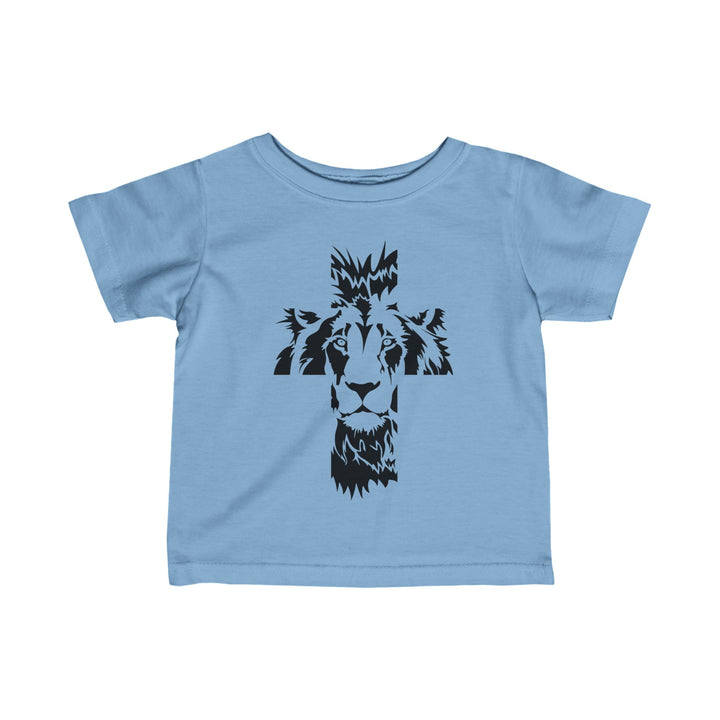 Aslan Cross Baby Tee Kids clothes Light Blue 6M 