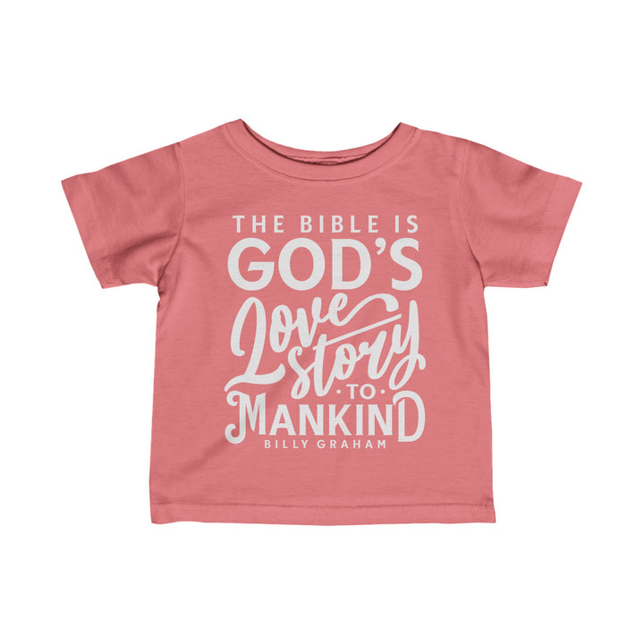 God's Love Story Baby Tee Kids clothes Mauvelous 6M 