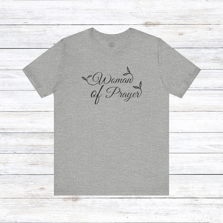 Woman of Prayer Unisex T-Shirt T-Shirt Athletic Heather S 