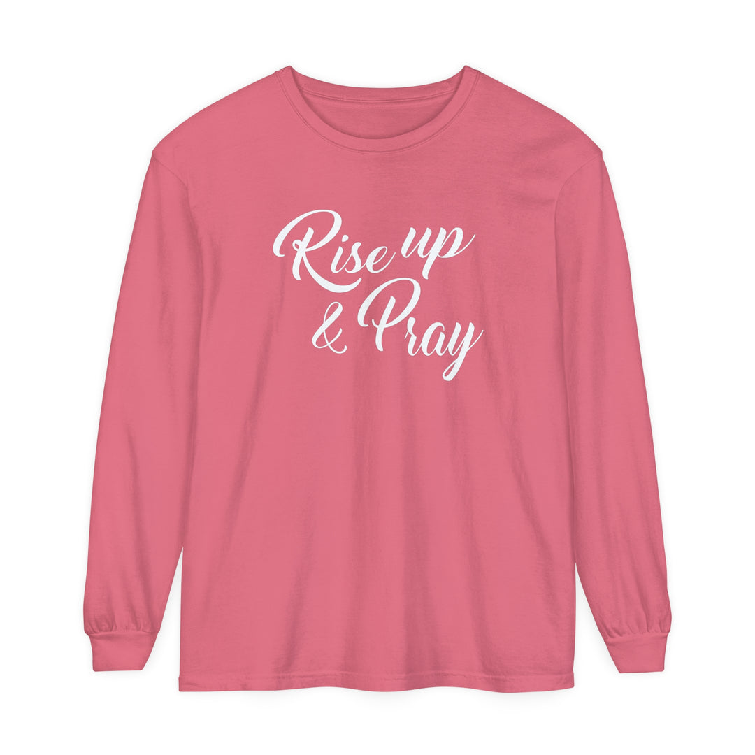 Rise Up and Pray Long Sleeve Shirt Long-sleeve Watermelon S 