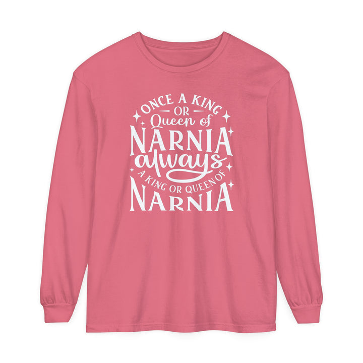 King or Queen Narnia Long Sleeve Shirt Long-sleeve Watermelon S 