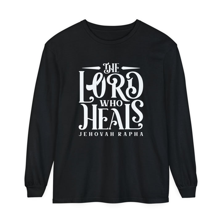 The Lord Who Heals Long Sleeve Shirt Long-sleeve Black S 