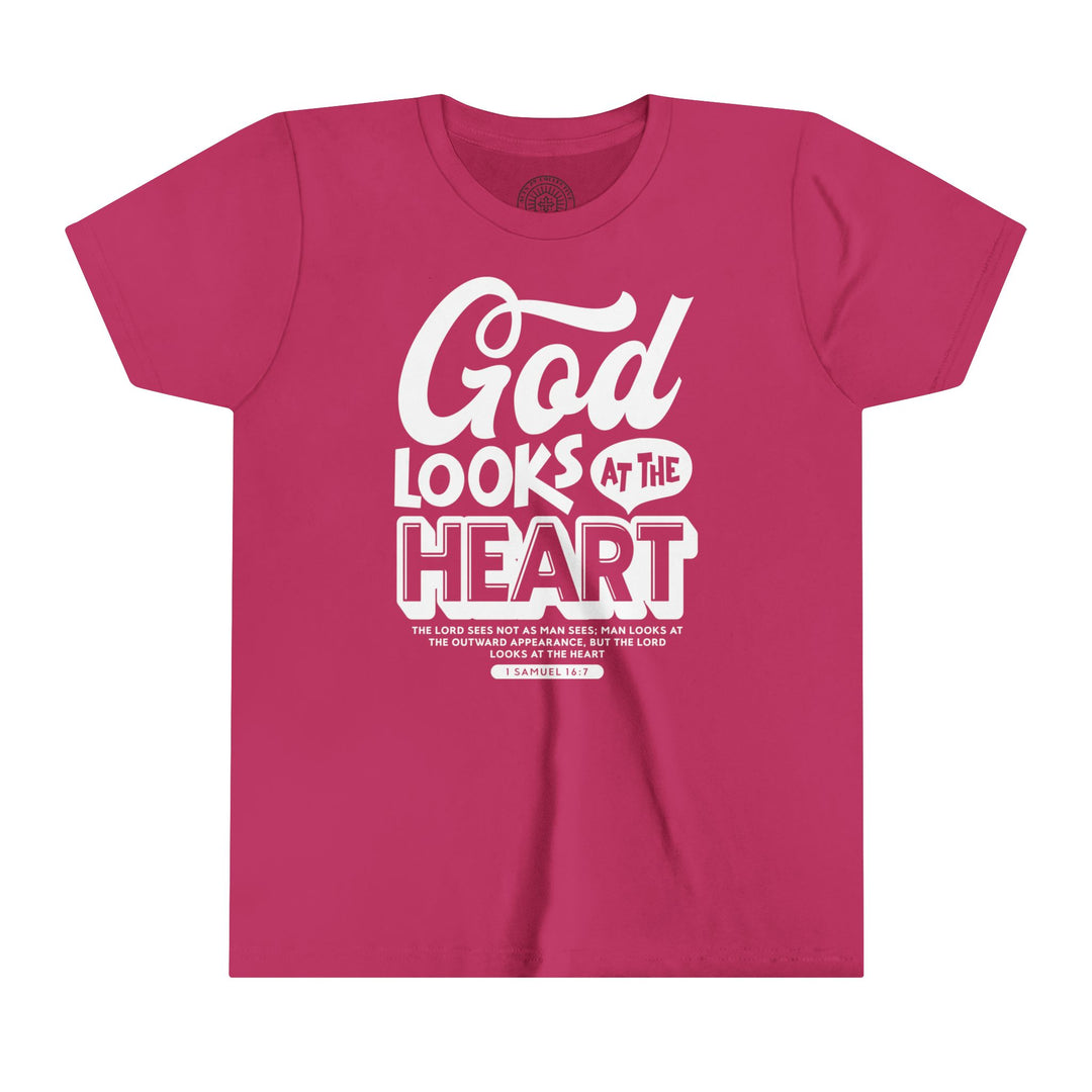 God Looks At Heart Youth T-shirt Kids clothes Berry S 