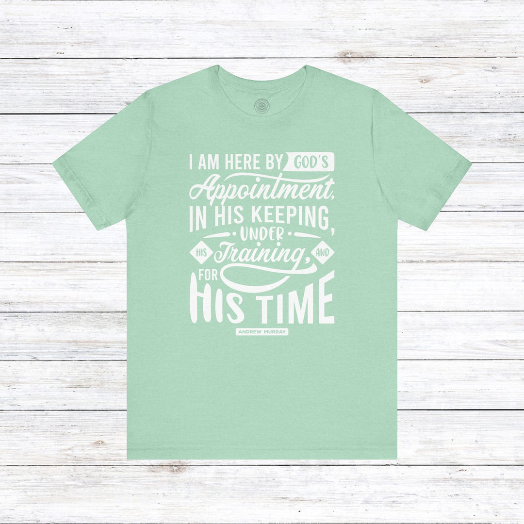 His Time Unisex T-Shirt T-Shirt Heather Mint S 