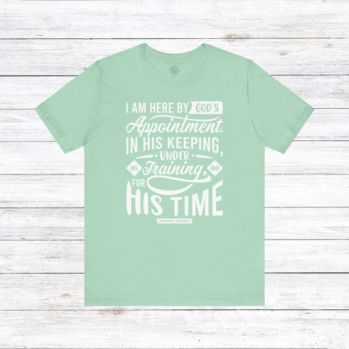 His Time Unisex T-Shirt T-Shirt Heather Mint S 