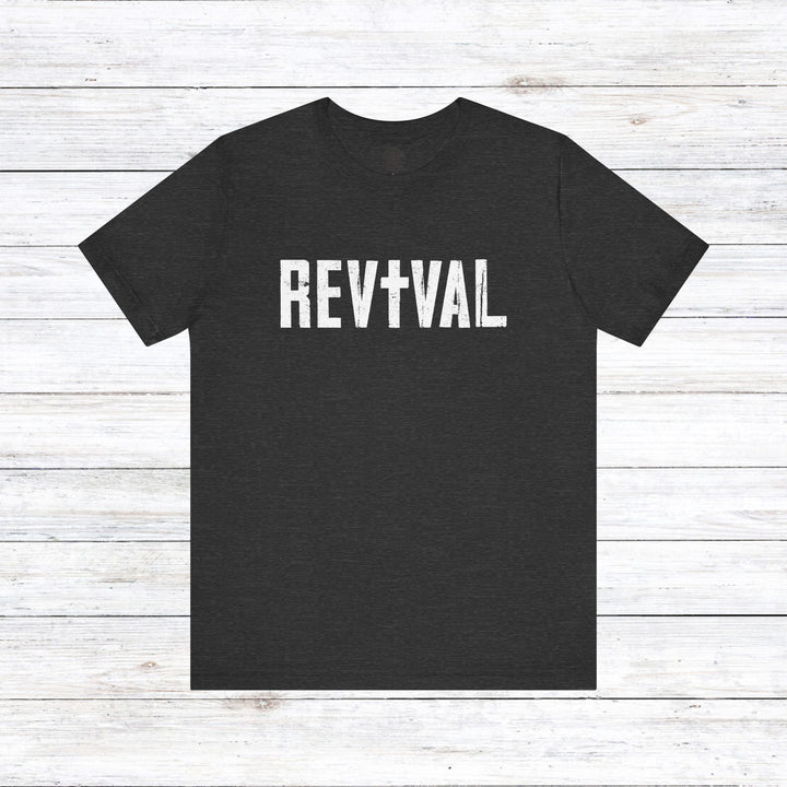 Revival Unisex T-Shirt T-Shirt Dark Grey Heather S 