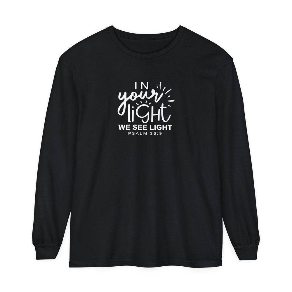 In Your Light Long Sleeve Shirt Long-sleeve Black S 