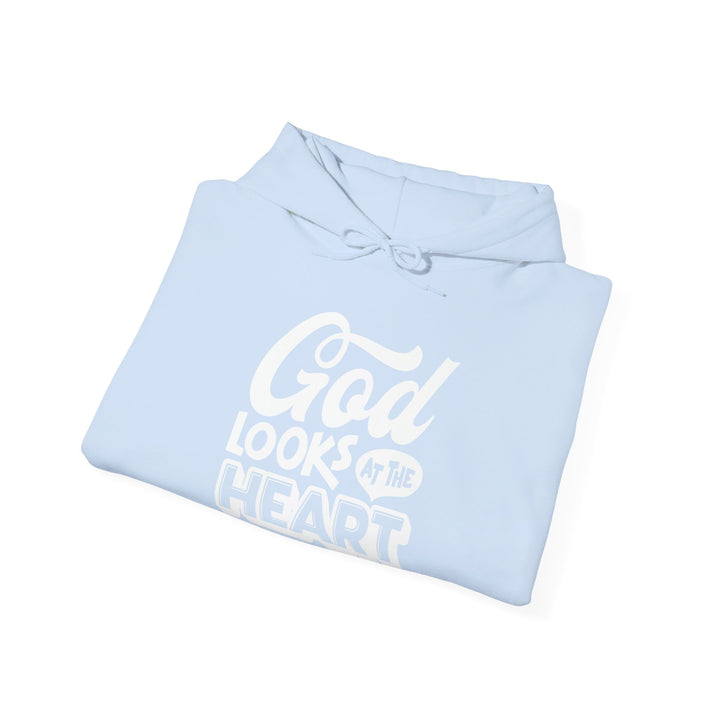 God Looks At Heart Hoodie Hoodie   