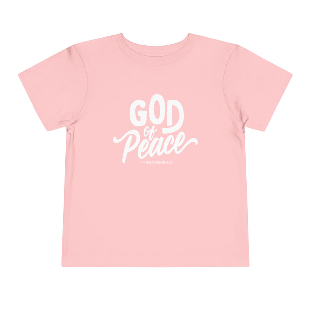 God of Peace Toddler Tee Kids clothes Pink 2T 