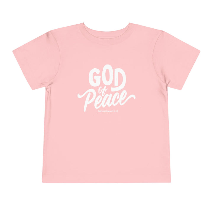 God of Peace Toddler Tee Kids clothes Pink 2T 