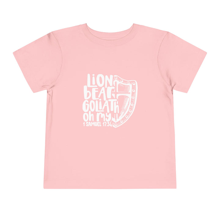 Lion Bear Goliath Oh My Toddler Tee Kids clothes Pink 2T 