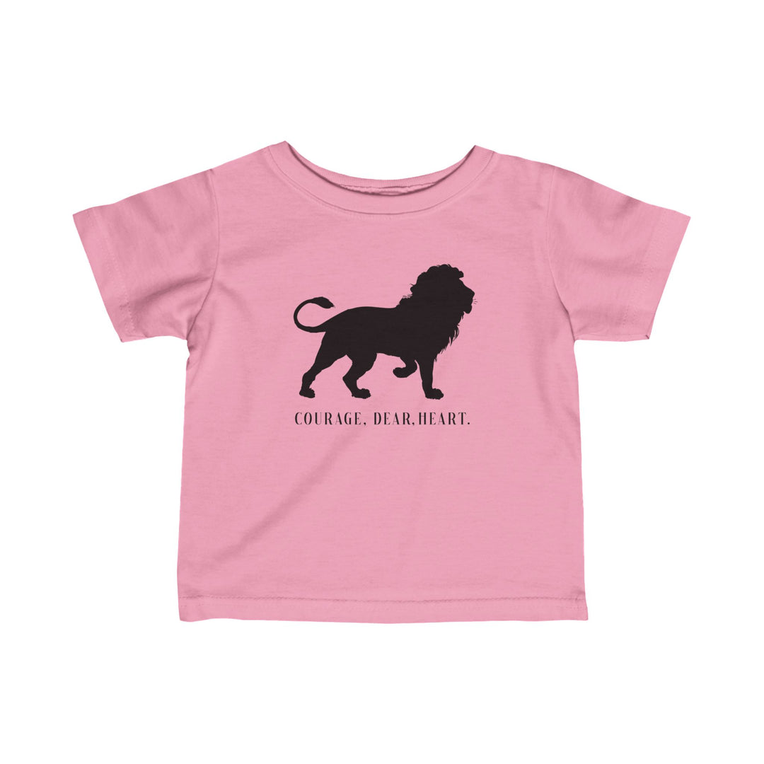 Courage Dear Heart Baby Tee Kids clothes Pink 6M 