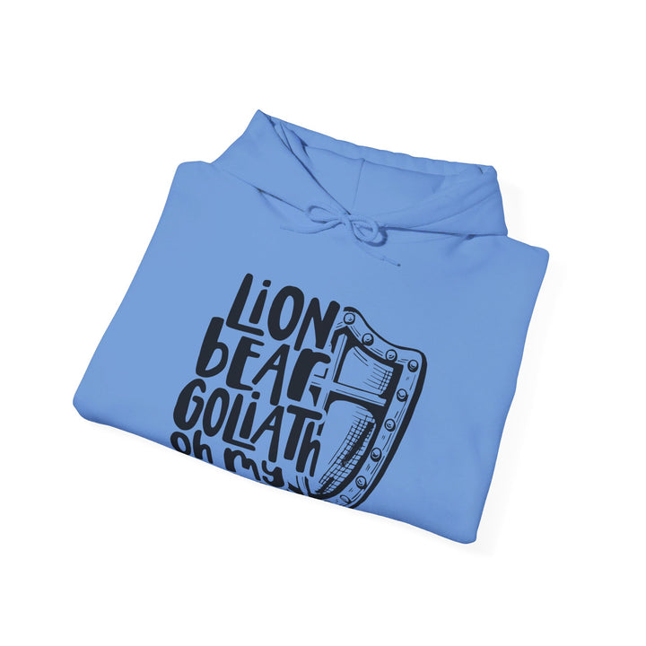 Lion, Bear, Goliath Oh My Hoodie Hoodie   