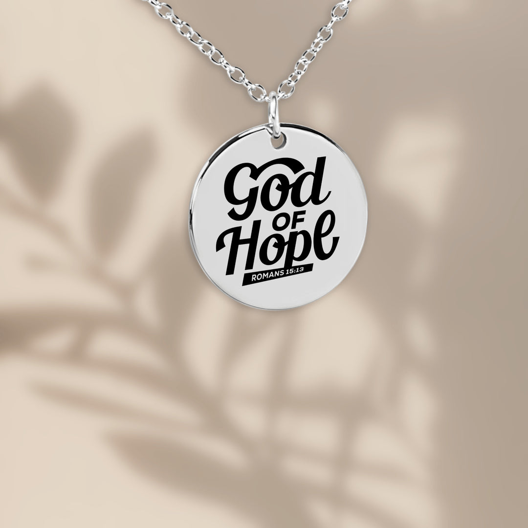 Christian Necklace God of Hope Pendant Pendant Necklaces