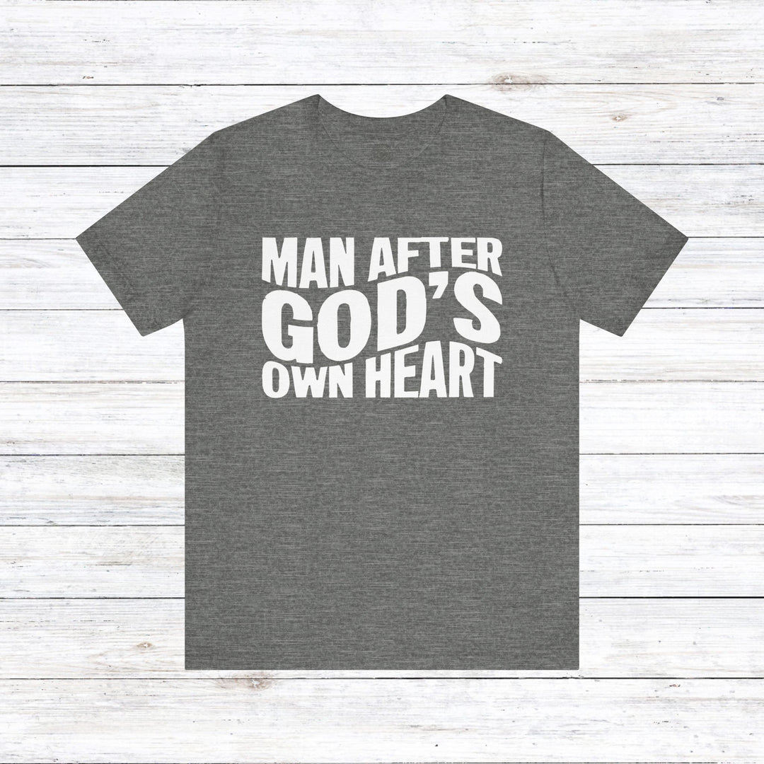 Man After God Unisex T-Shirt T-Shirt Deep Heather S 