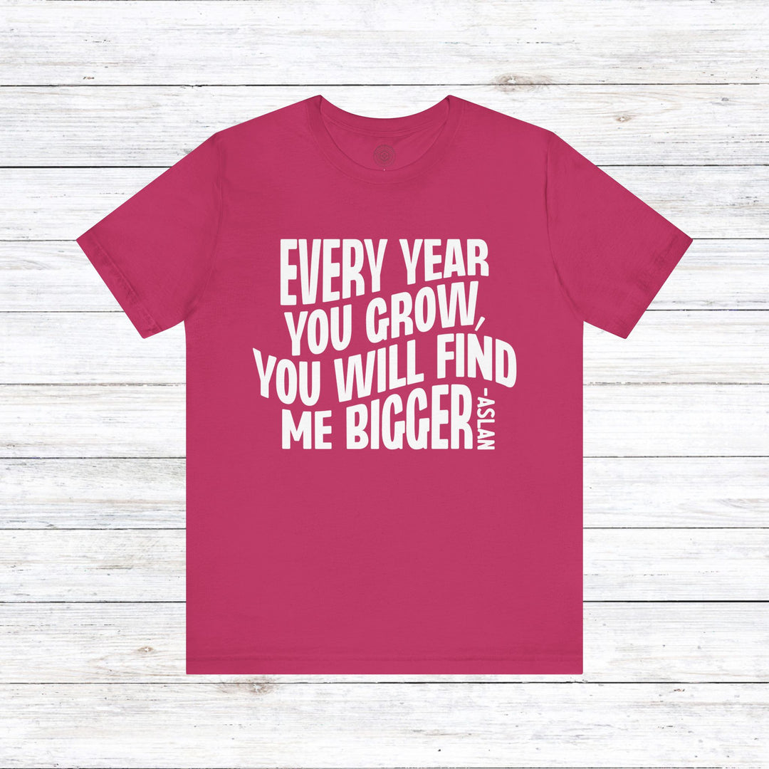 Every Year You Grow Unisex T-Shirt T-Shirt Berry S 