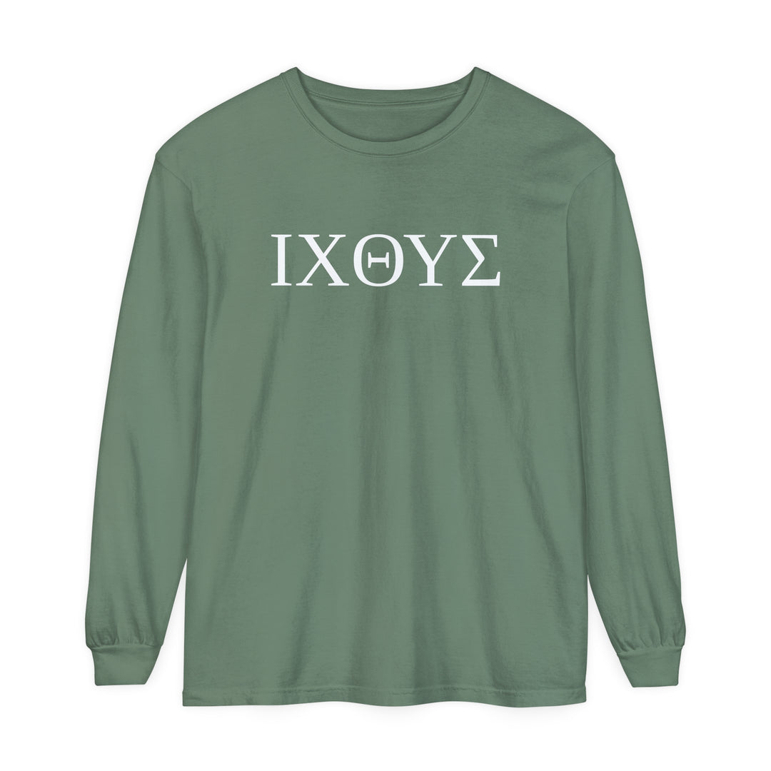 ΙΧΘΥΣ Long Sleeve Shirt Long-sleeve Light Green S 