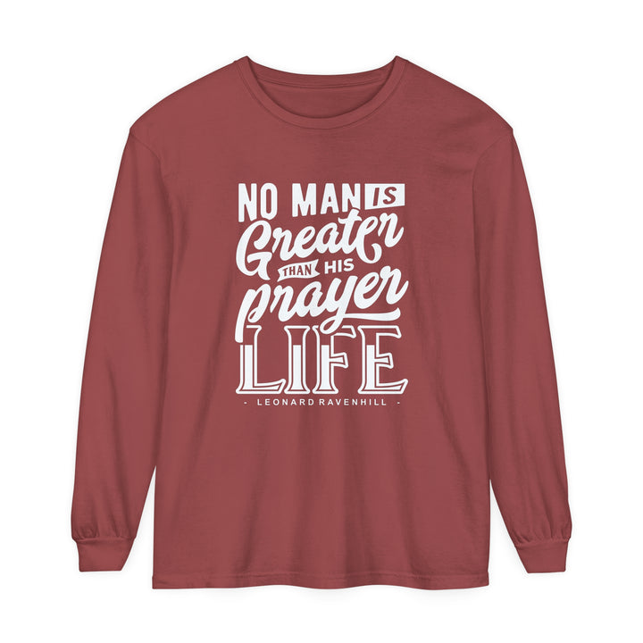 Prayer Life Long Sleeve Shirt Long-sleeve Brick S 