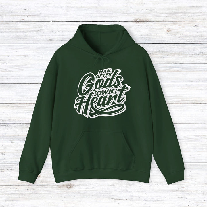 Man After God's Heart Hoodie Hoodie Forest Green S 