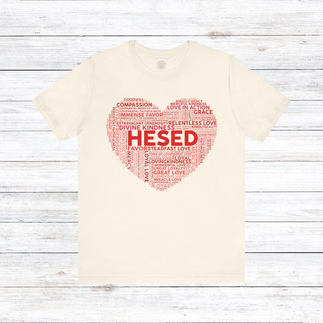 Hesed Heart Cloud Unisex T-Shirt T-Shirt Natural S 