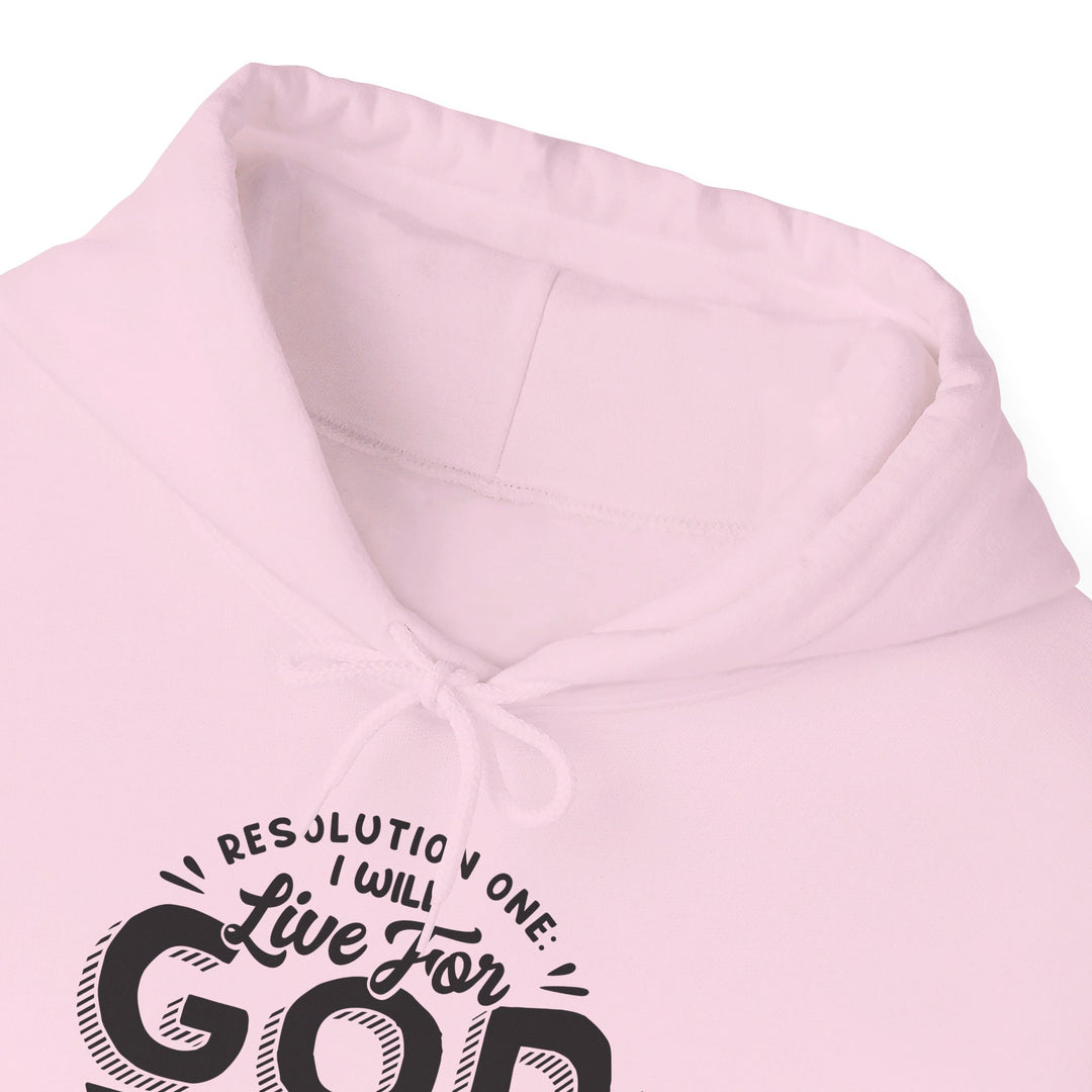 Live For God (Black Print)  Hoodie Hoodie   